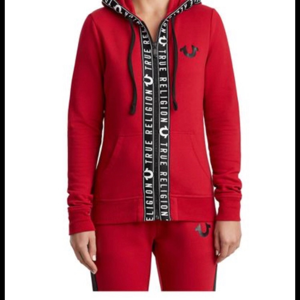 True Religion Zip Up Hoodie